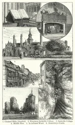 Gekettelte Bibel, Lingfield; Kamin, Sackville College; Sackville College; Middle Row; In Ashurst Wood; Brambletye Castle