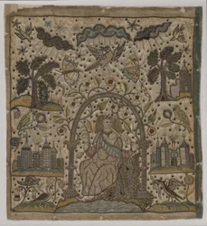 Wohltätigkeit unter einem Bogen, ca. 1640