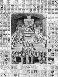 Karl I. (1600-49) im House of Lords