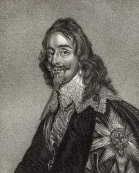 Charles I., graviert von Bocquet, aus 