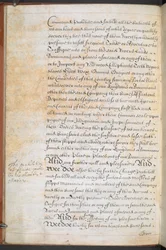 Charta gewährt der Gesellschaft der königlichen Abenteurer Englands, die nach Afrika handeln, Sloane MS 205, f.8v