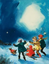Kinder im Schnee