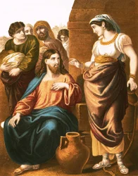 Christus und die Frau von Samaria