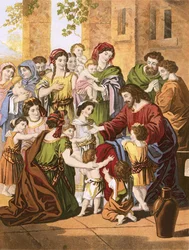 Christus segnet kleine Kinder