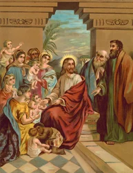 Christus segnet die Kinder