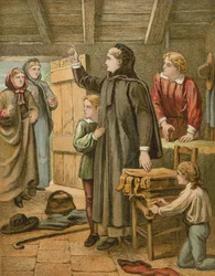 Christiana besucht von zwei Nachbarn