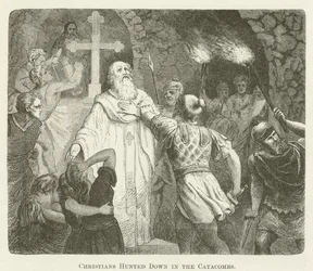 Christen werden in den Katakomben gejagt