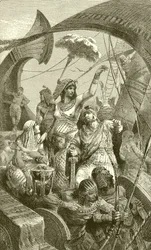 Kleopatra bei der Schlacht von Actium