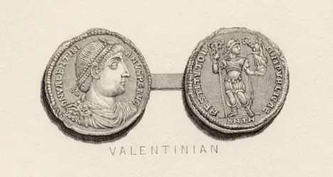 Münze aus der Zeit von Valentinian