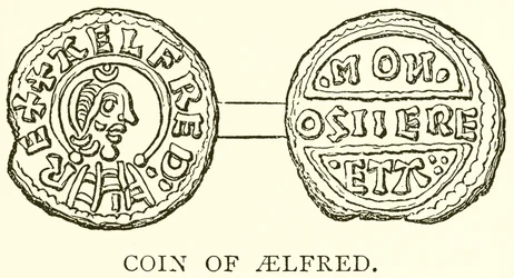 Münze von Aelfred