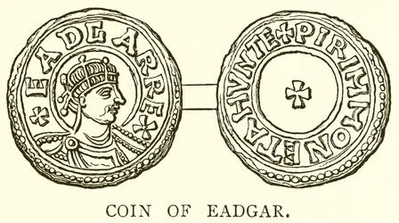 Münze von Eadgar