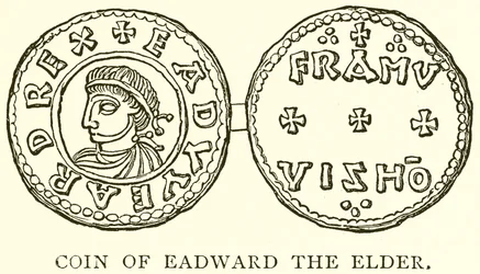 Münze von Eadward dem Älteren