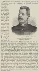 Oberst Giuseppe Galliano, Verteidiger von Makaleh (Gravur)