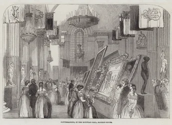 Konversation im Egyptian-Hall, Mansion House