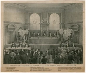 Coopers Hall - Ziehung der Glasgow-Lotterie