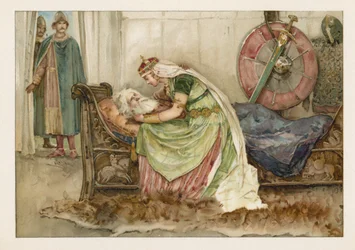 Cordelia mit König Lear