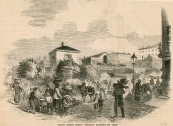Covent Garden Market, 22. Dezember 1849