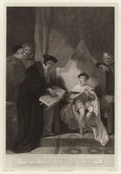 Cranmer drängt Eduard VI, der Hinrichtung von Joan of Kent zuzustimmen