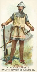 Armbrustschütze, König Richard II. (Chromolithografie)