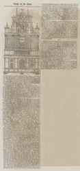 Kurioses Musikinstrument des sechzehnten Jahrhunderts (Stich)