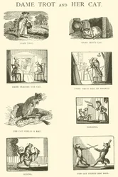 Dame Trot und ihre Katze