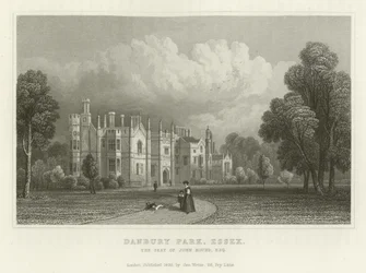Danbury Park, Essex, der Sitz von John Round, Esquire