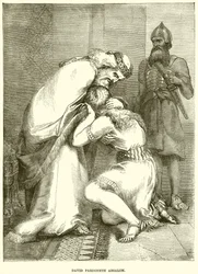 David vergibt Absalom