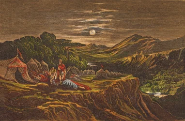 David nimmt Sauls Speer und Wasserkrug
