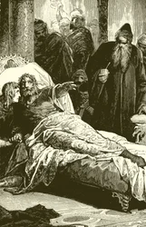 Tod von Friedrich II. in Palermo