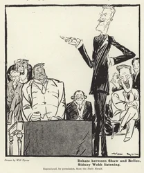 Debatte zwischen George Bernard Shaw und Hillaire Belloc