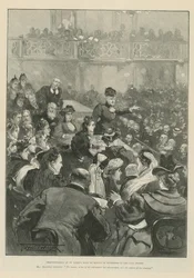 Demonstration in der St Jamess Hall