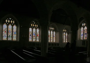 Darstellung einer Ansicht der Nordseite der Kirche