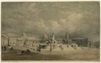 Entwurf für ein Nationales Marine-Denkmal für den Trafalgar Square