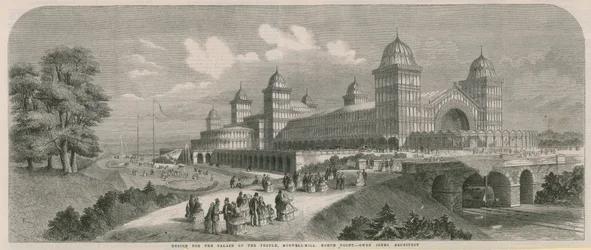 Entwurf des Palastes des Volkes