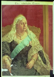 Diamantjubiläumspräsentation von Königin Victoria, aus The Times