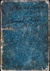 Tagebuch mit Angaben zu Schiff, Datum, Kapitän, Land, Bestimmungsort, Abfahrt, Gewicht und Tiefgang bei jeder Reise