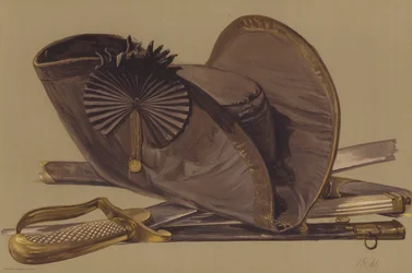 Dirk, Schwert und Dreispitz von Lord Nelson