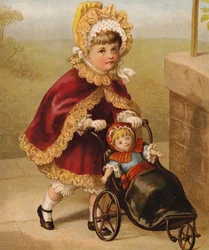 Dolly und ich (Farblithografie)