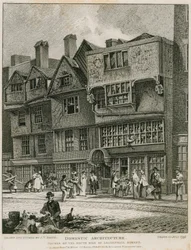 Wohnarchitektur: Häuser auf der Südseite der Leadenhall Street, London