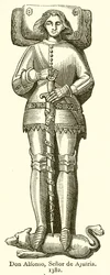 Don Alfonso, Herr von Ajufria. 1382