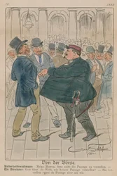 Don de Borse; Karikatur