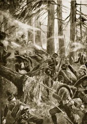 Vertreibung der Afghanen aus ihren Bergfestungen