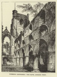 Kathedrale von Dunkeld, das Kirchenschiff, Blick nach Westen