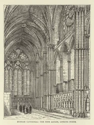 Durham Kathedrale, die Neun Altäre, Blick nach Norden