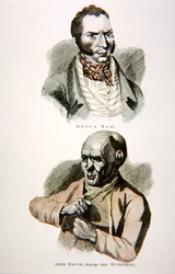 Dutch Sam und John Smith, aus einem Druck veröffentlicht 1812