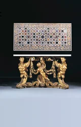 Früher George II Beistelltisch, entworfen von Richard Boyle und William Kent