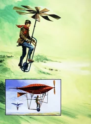 Frühe Versuche des motorisierten Fliegens