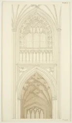 Ostseite des südlichen Querschiffs von St. Mary Redcliffe