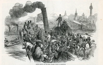Ostermontag auf der Themse - auf dem Weg nach Greenwich