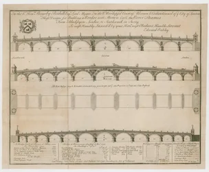 Edward Oakleys Entwürfe für die Blackfriars Bridge